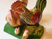 Nirmal Wooden Toy -  Hen Family