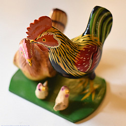 Nirmal Wooden Toy -  Hen Family