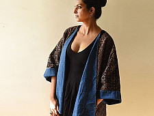 Kimono | Reversible Ajrakh & Denim Jacket