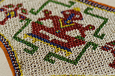 Prachin . प्राचीन | Bead Work ~ Old Hanging Ganesh Chakda