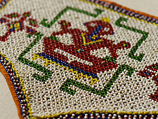 Prachin . प्राचीन | Bead Work ~ Old Hanging Ganesh Chakda