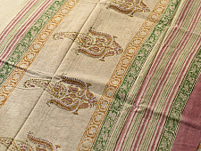 Indigenous Impressions ❣ Bagru Block Printed Cotton Saree