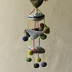 Prachin . प्राचीन ❦ Handmade Bead Work ~ Old Latkan Hanging