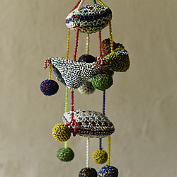 Prachin . प्राचीन ❦ Handmade Bead Work ~ Old Latkan Hanging