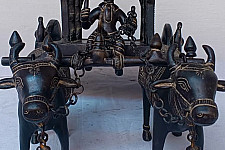 Antiquities from Khajuraho |Brass ~ Cart