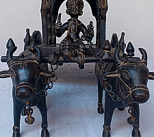 Antiquities from Khajuraho |Brass ~ Cart