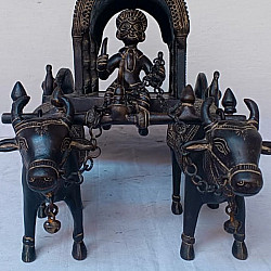 Antiquities from Khajuraho |Brass ~ Cart