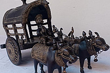 Antiquities from Khajuraho |Brass ~ Cart