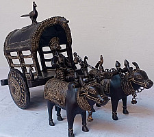 Antiquities from Khajuraho |Brass ~ Cart
