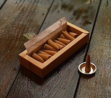 Sugandh ☘ Upvan + Anubhooti ~ Dhoop Cones Handcrafted With Natural Herbs ( Set of Two)
