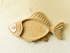 Handmade Wooden Fish For Wall Decor 