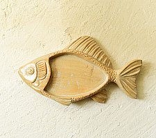 Handmade Wooden Fish For Wall Decor 