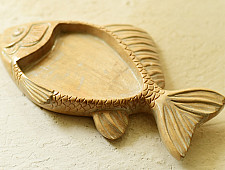 Handmade Wooden Fish For Wall Decor 