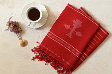 Aamaya . आमाया | Handloom Soft Cotton Jamdani Stole (Two Options)