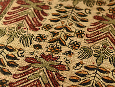 A finite infinity ❧ Kalamkari Natural Color Dhurrie ( 2 X 3 ) - A