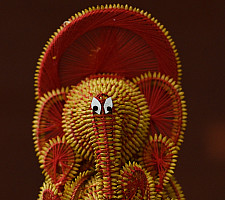 Dhaana Murti . Paddy Craft | Ganeshji  (Red)