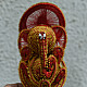 Shop Handmade dhaan murti - Paddy Craft | Ganeshji  (Red)