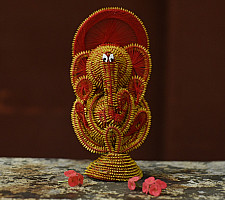 Dhaana Murti . Paddy Craft | Ganeshji  (Red)
