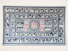 Chitra Katha . चित्र कथा | Pattachitra Traditional Painting ~ Radha Krishna