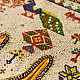 Gujrat Bead Work - Old & Antique Wall Hanging - Ganesh & Peacock