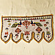 Gujrat Bead Work - Old & Antique Wall Hanging - Ganesh & Peacock