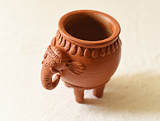 Maati Ka Kaam | Terracotta - Elephant Planter