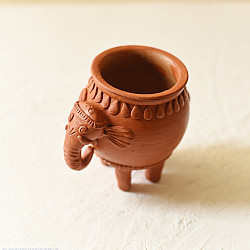 Maati Ka Kaam | Terracotta - Elephant Planter