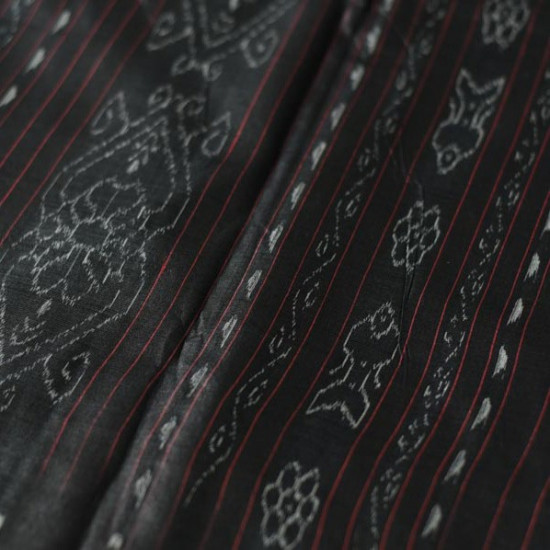 shop Pure Tussar Silk Maroom Saree With Black Border