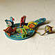 shop Handmade Wooden toy grain pecking bird (Scroll The Boll)