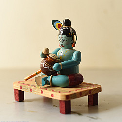 Etikoppaka | Wooden Toy ~ Baal Krishna