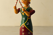 Etikoppaka | Wooden Toy ~ Dandiya Girl