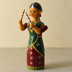 Etikoppaka | Wooden Toy ~ Dandiya Girl