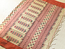 Casual Classics ❊ Handloom Cotton Saree - Red Border