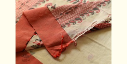 Casual Classics ❊ Handloom Cotton Saree - Red Border