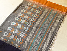 Casual Classics ❊ Handloom Cotton Grey Saree
