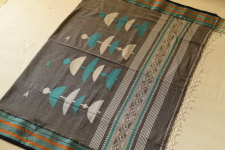 Casual Classics ❊ Handloom Cotton Saree - Woven Border