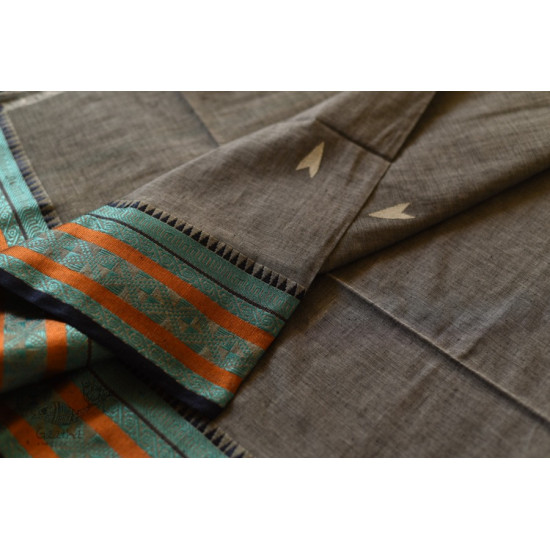 shop Handloom Cotton Saree - Woven Border