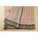 Handloom Cotton Off White Saree With Woven Border