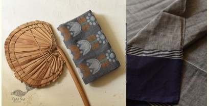 Casual Classics ❊ Handloom Cotton Grey Saree