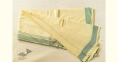 handwoven Cotton Dhoti & Khes Set - Yellow