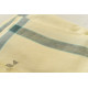 shop Handloom Cotton Dhoti and khes - Off White with Border