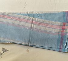 Damodar . दामोदर - Handwoven Dhoti Khes - Light Blue