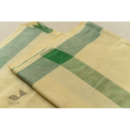 Handwoven Pure Cotton Dhoti & Khes