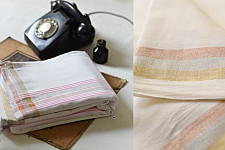 Damodar . दामोदर ~ Handwoven Cotton Dhoti & Khes in Off White Color with Border