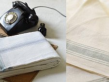 Damodar . दामोदर ~ Handwoven Cotton Dhoti & Khes in Off White Color with Simple Border