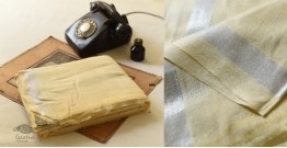 Damodar . दामोदर ~ Handwoven Cotton Dhoti & Khes - light yellow