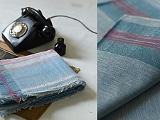 Damodar . दामोदर - Handwoven Dhoti Khes - Light Blue