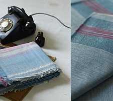 Damodar . दामोदर - Handwoven Dhoti Khes - Light Blue
