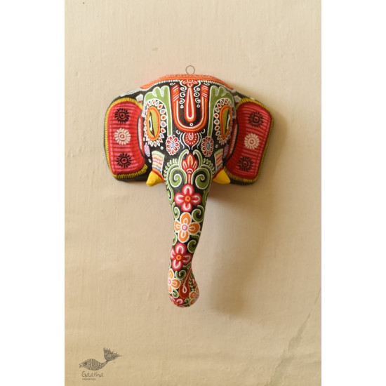 shop hand painted Pattachitra Mask ~ Ganesha