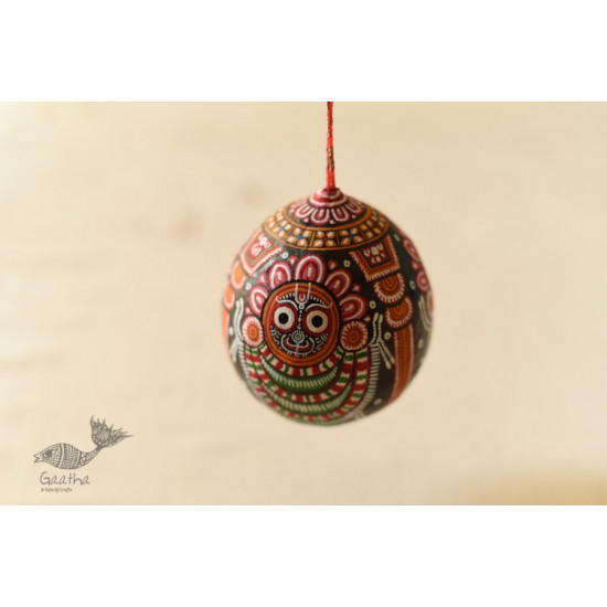 shop Hand Painted Jagannath on Coconut Hanging